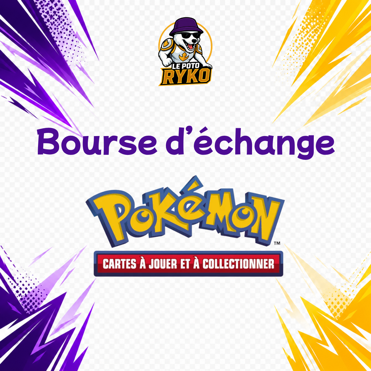 Bourse d'échange - Pokémon – Dimanche 18 octobre de 14h à 19h