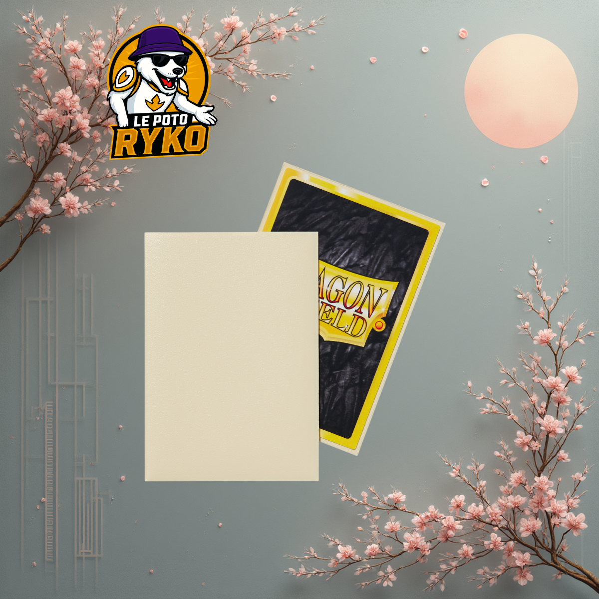 DS - Format Japonais Ivoire - [Matte](60 Pochettes)