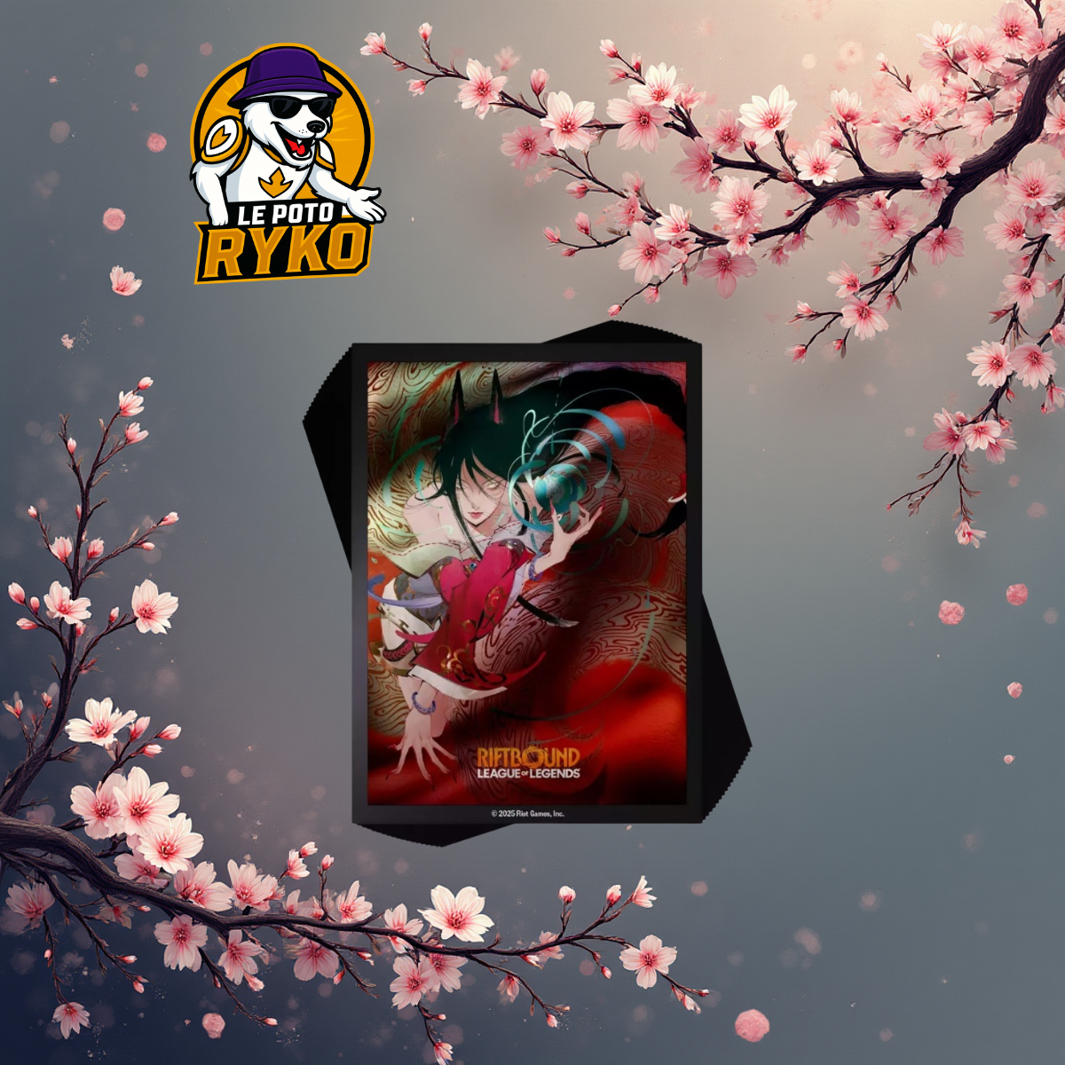 League of Legends - Ultra Pro - Riftbound : Origins - 100 Art Sleeves - AHRI