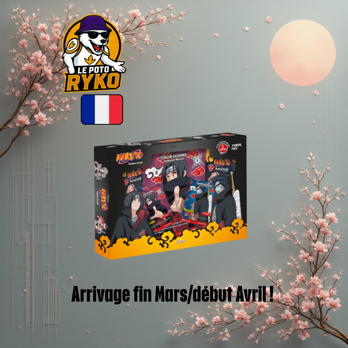 Display - Naruto TCG : Premier set - Coffret - ITACHI - 24 Boosters - FRANCAIS