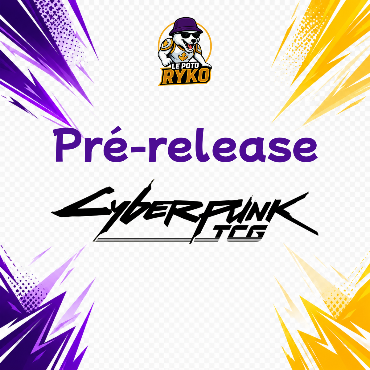 Pre-release - Cyberpunk TCG – Dimanche 1 novembre - 14h