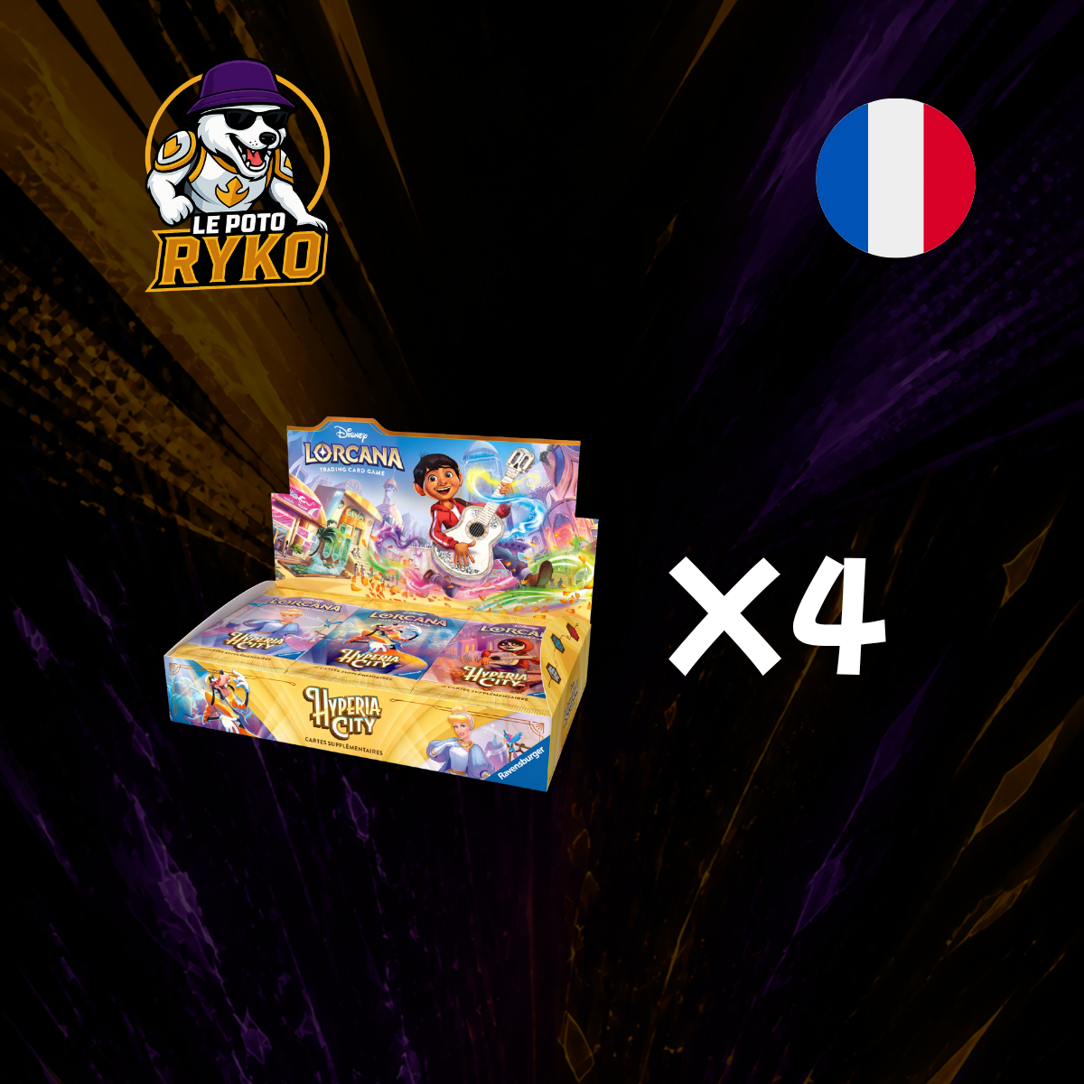LORCANA - Display (S14) - Case de displays 24 boosters - Hyperia City - FR