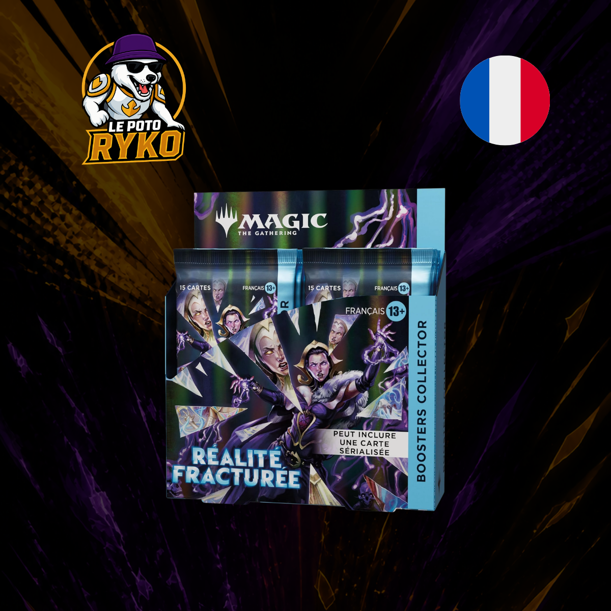 Magic: The Gathering - Display collector - 12 boosters - Réalité Fracturée - FR
