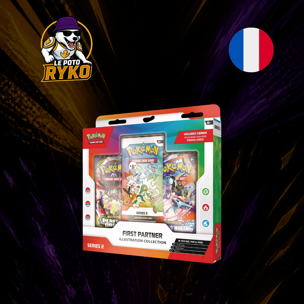 POKEMON – First Partner Illustration Collection Series 2 –  FR