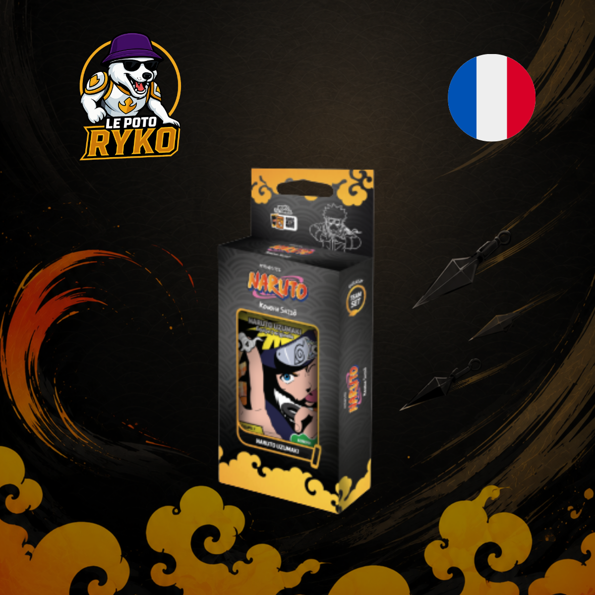 Tripack - Naruto TCG : Premier set - NARUTO - 3 Boosters - FRANCAIS