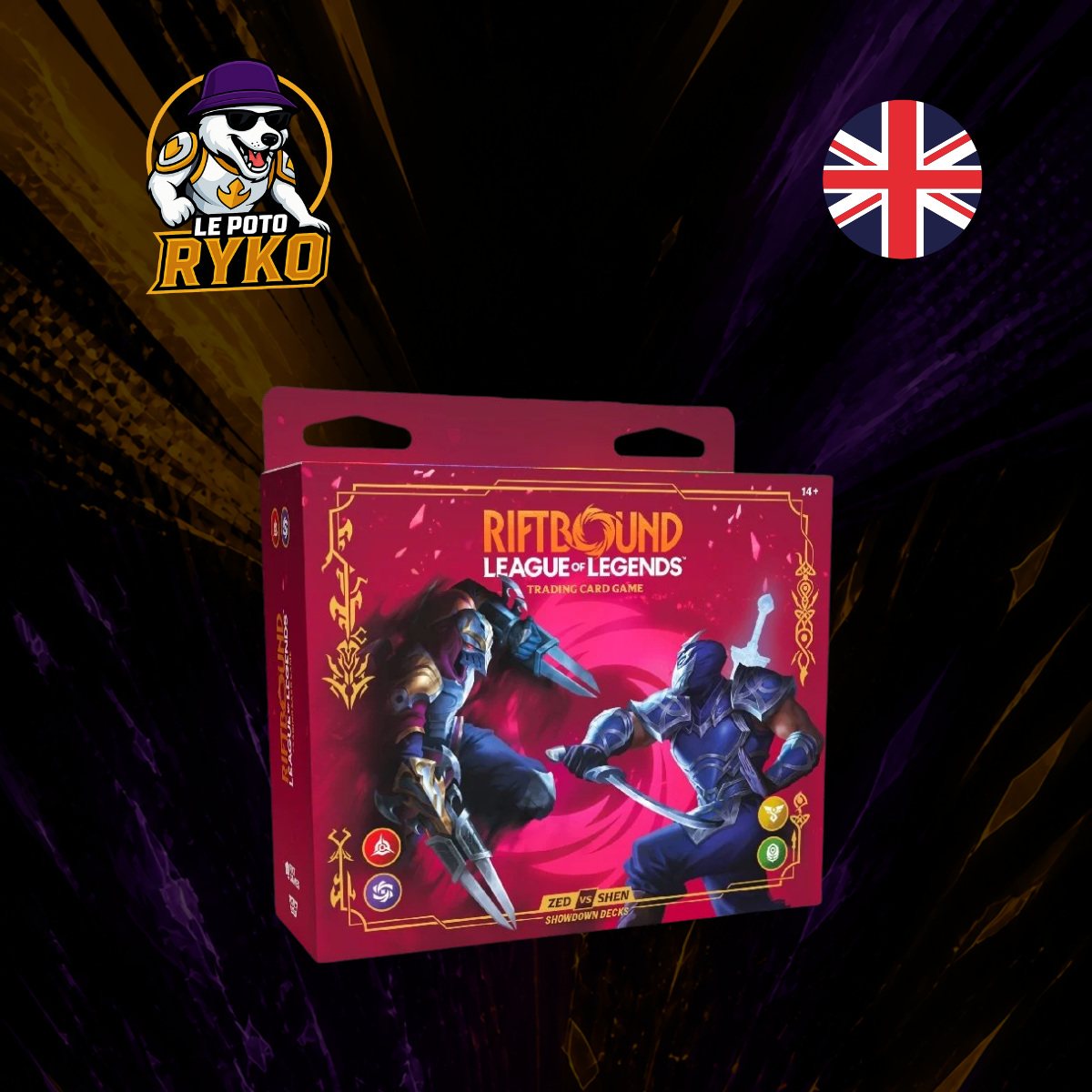 League of Legends - Deck de champion - Riftbound - Zed vs Shen - EN