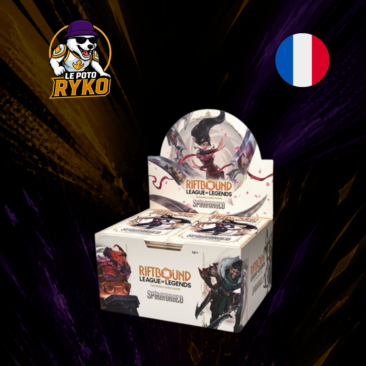 League of Legends - Riftbound - Display de 24 Boosters - Spiritforged - FR