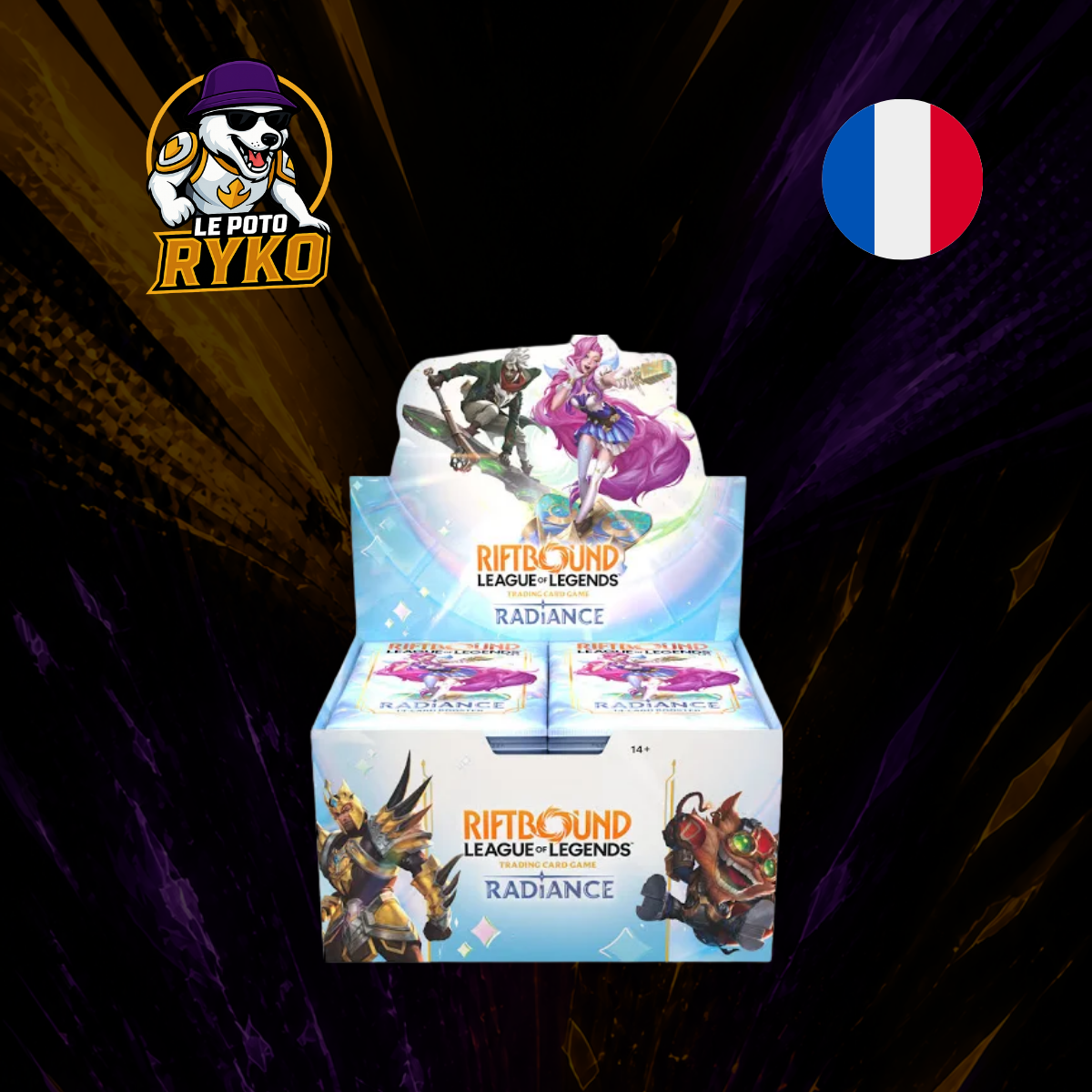 League of Legends - Riftbound - Display de 24 Boosters - Radiance - Français
