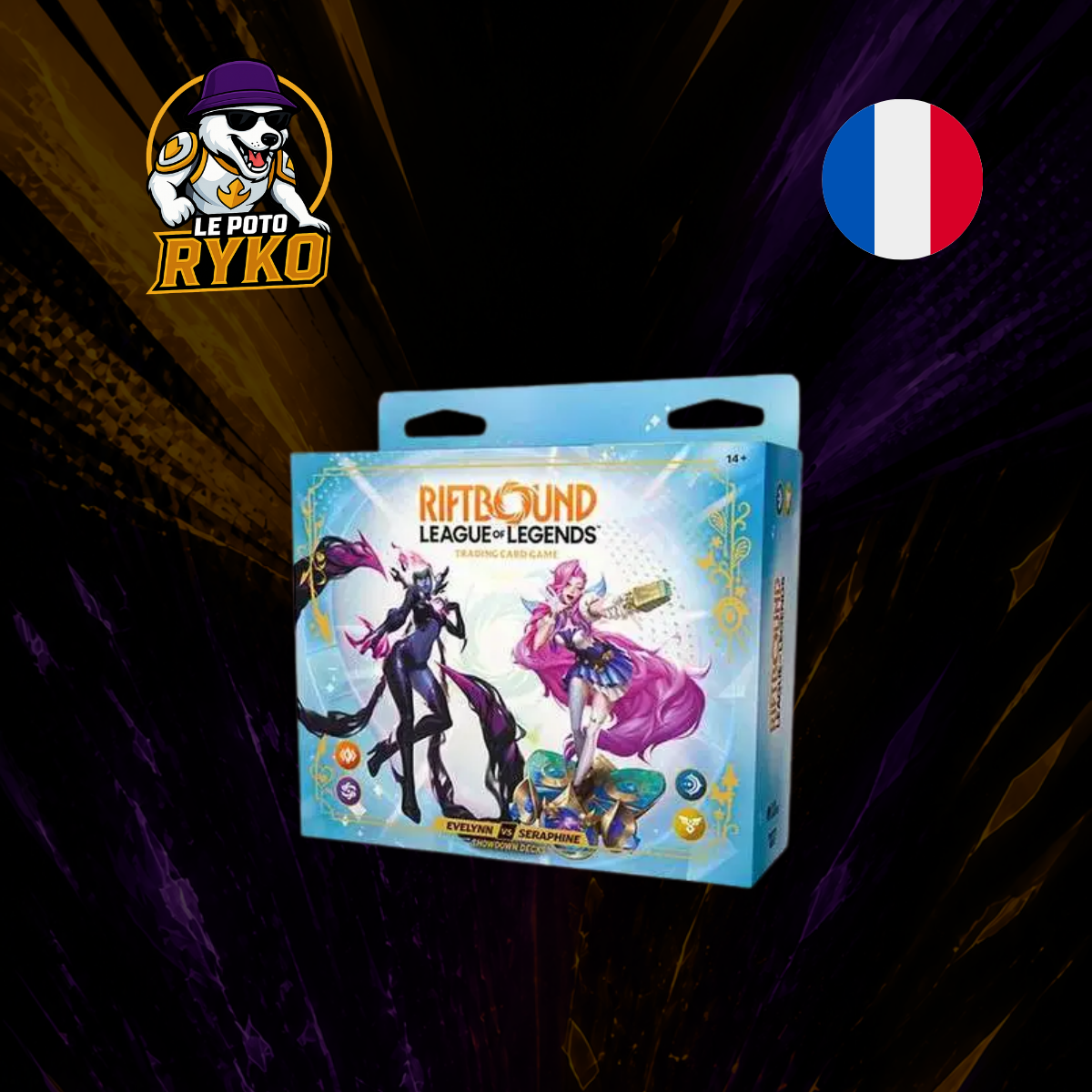 League of Legends - Deck de champion - Riftbound - Evelynn vs Seraphine - Français