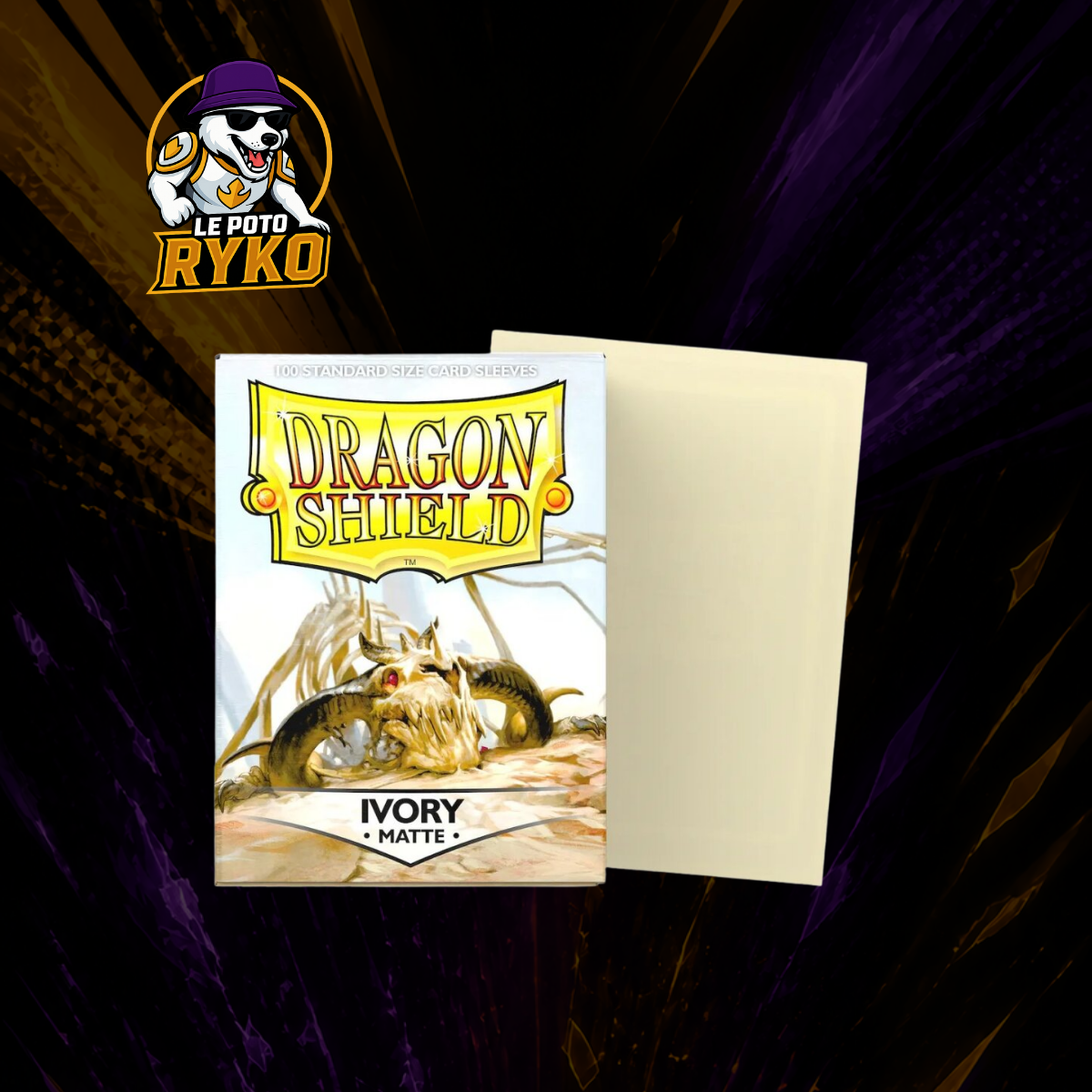 Dragon Shield - Sleeves Format Standard (100 Sleeves) - Choisissez votre couleur !