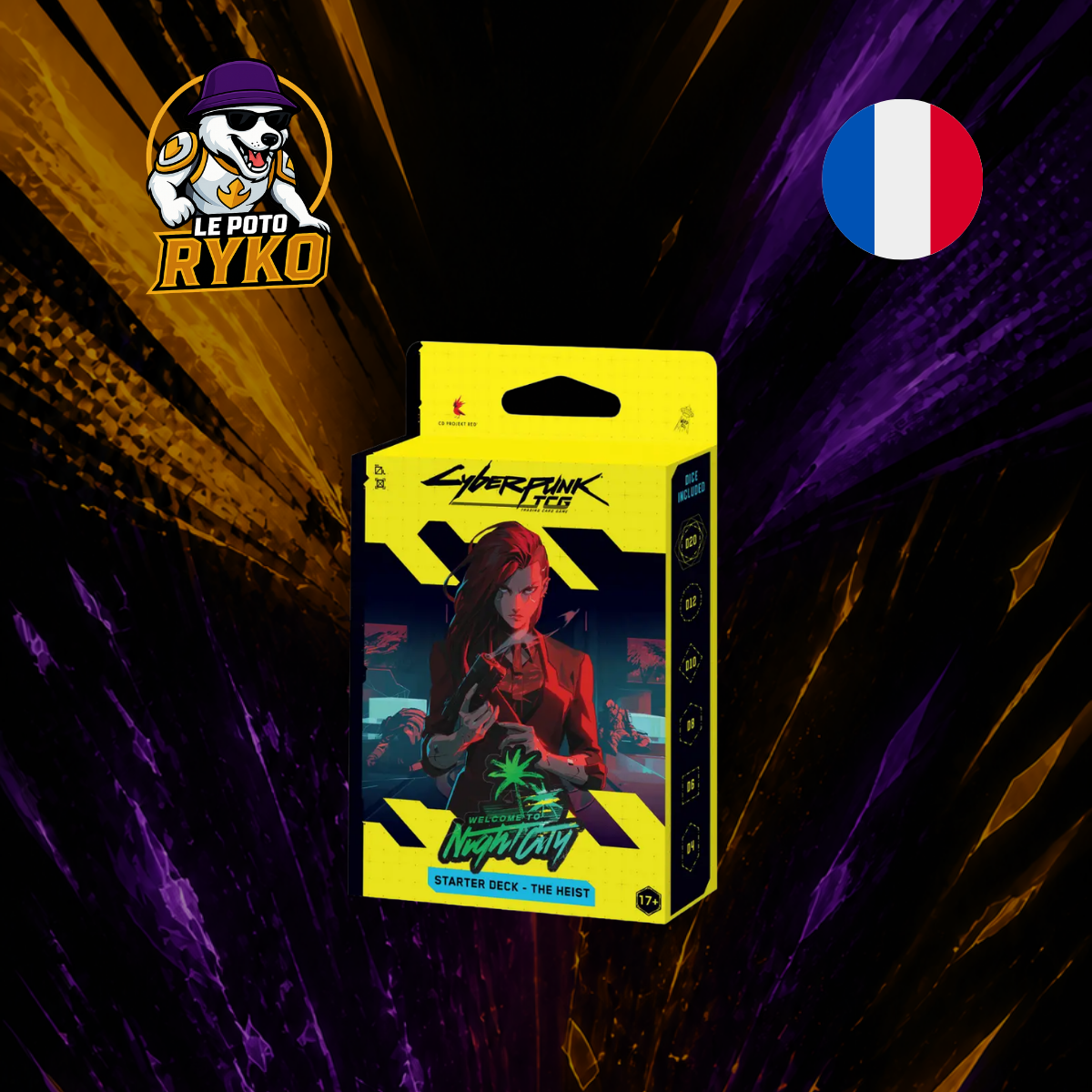 Deck de démarrage - The Heist - Cyberpunk TCG - Welcome to Night City - Français