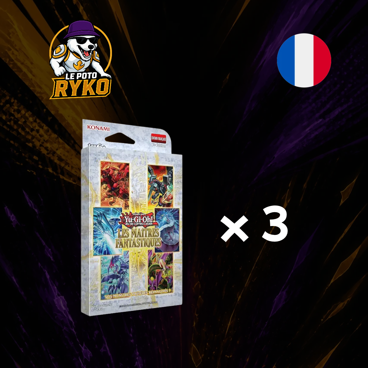 Yu-Gi-Oh! - Les Maîtres Fantastiques - Bundle de 3 Coffrets - FR