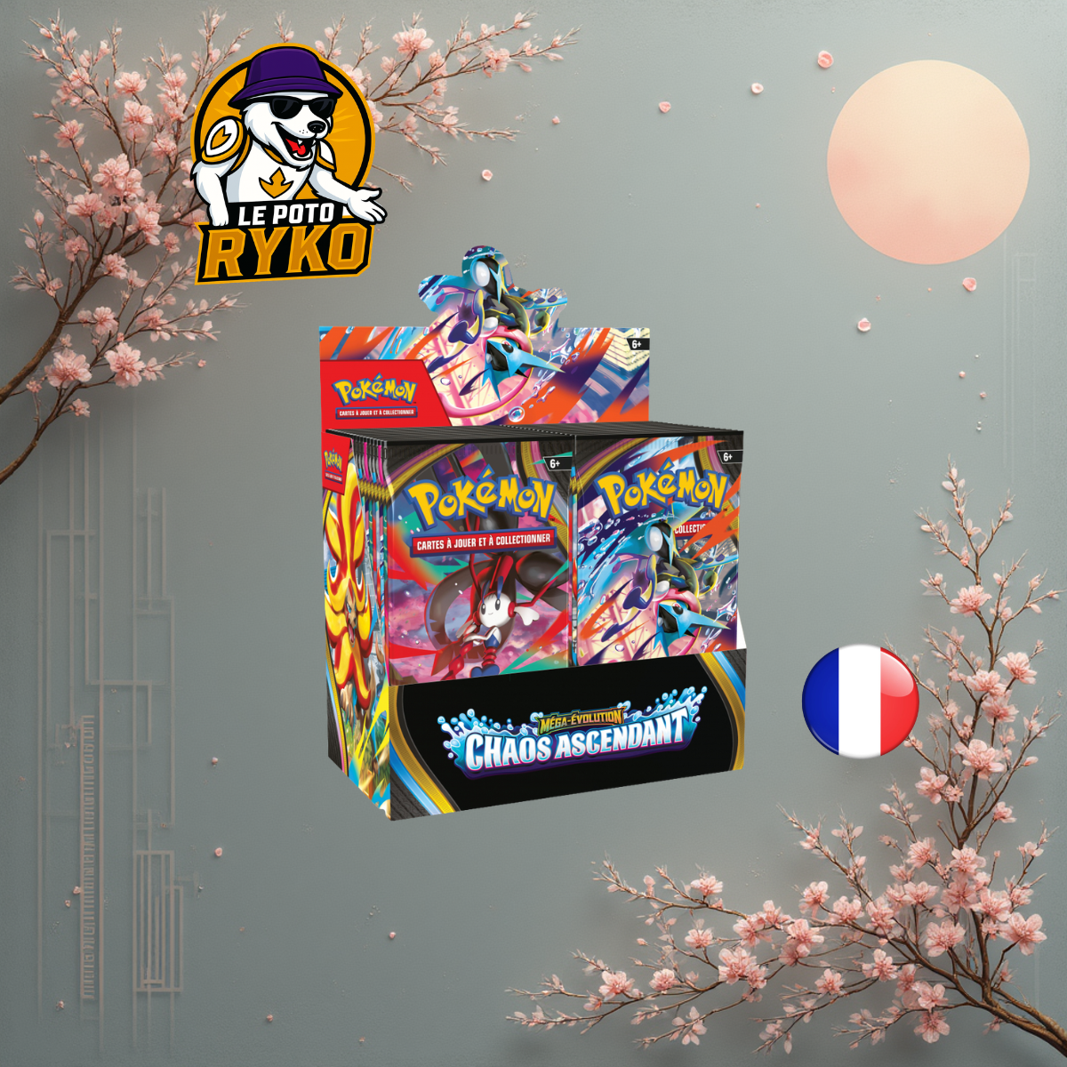 Pokemon - Boite de - 36 Boosters - ME04 - CHAOS ASCENDANT - FR