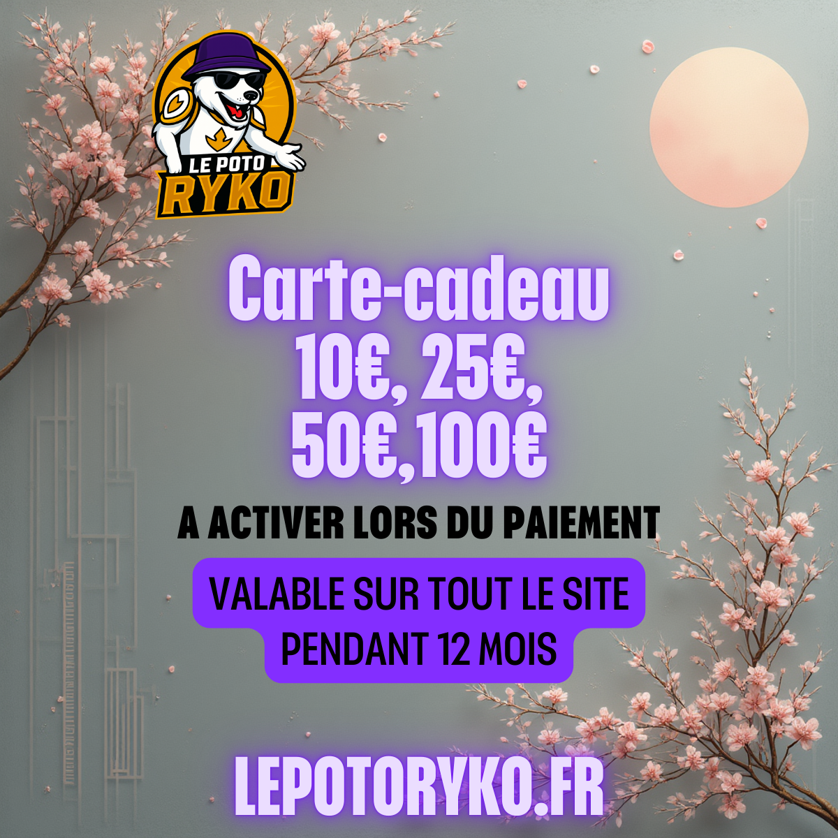 Carte-cadeau Le Poto Ryko