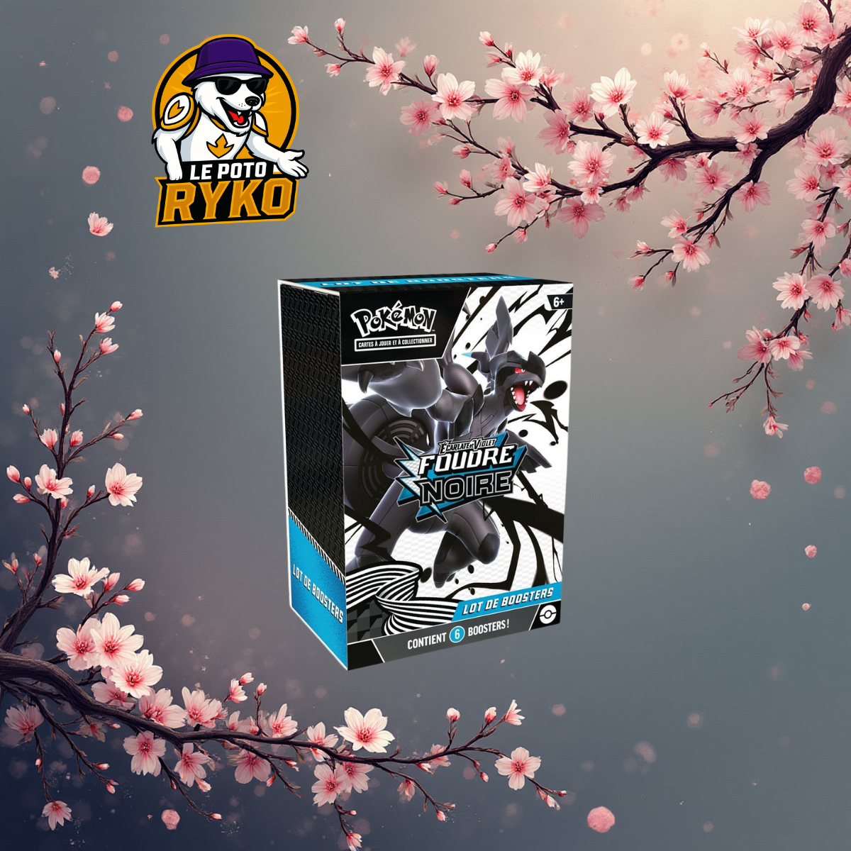 Pokémon - Bundle - Lot de 6 Boosters - EV10.5 - Foudre Noire