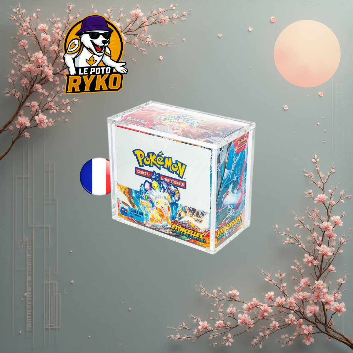 PHOENIX SHIELD - Protection Acrylique - pour Display - Pokemon