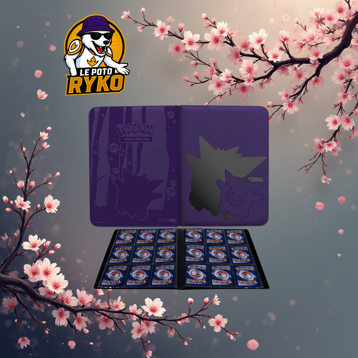 Pokémon - Ultra Pro - Portfolio - A4 - 9 Cases - PRO-BINDER Zippered - ECTOPLASMA