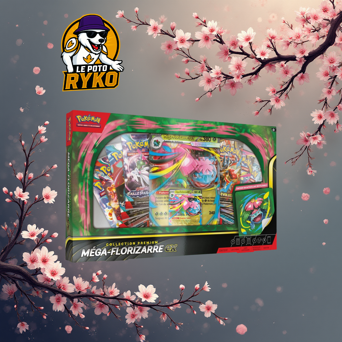 Pokemon - Coffret - 8 boosters - M-Florizarre Ex