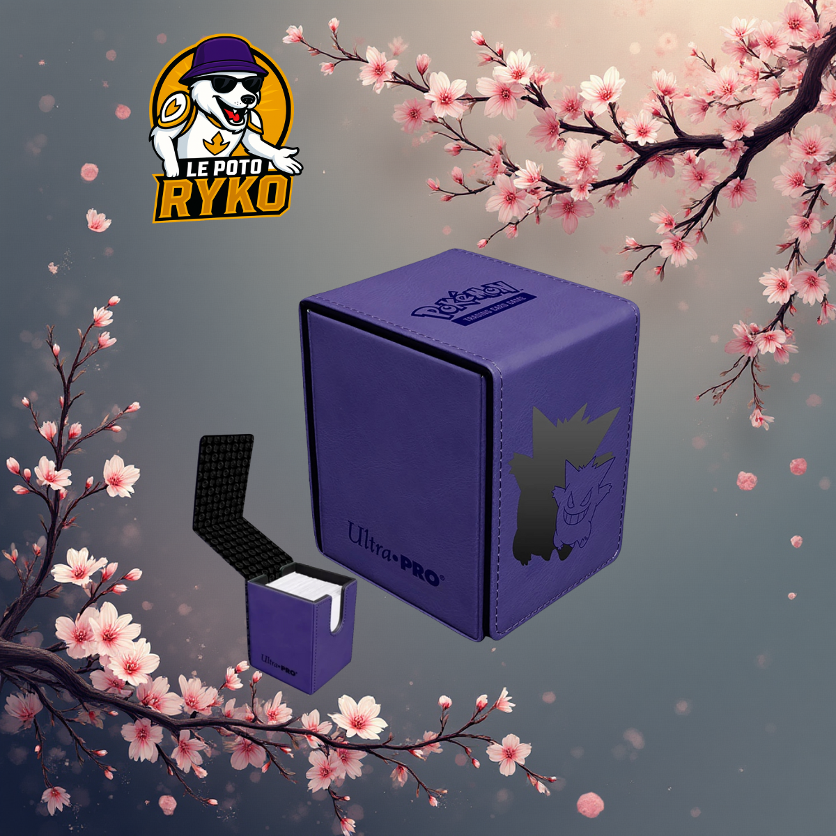 Pokémon - Ultra Pro - Deck Box - Alcove Flip Box SIMILICUIR - ECTOPLASMA