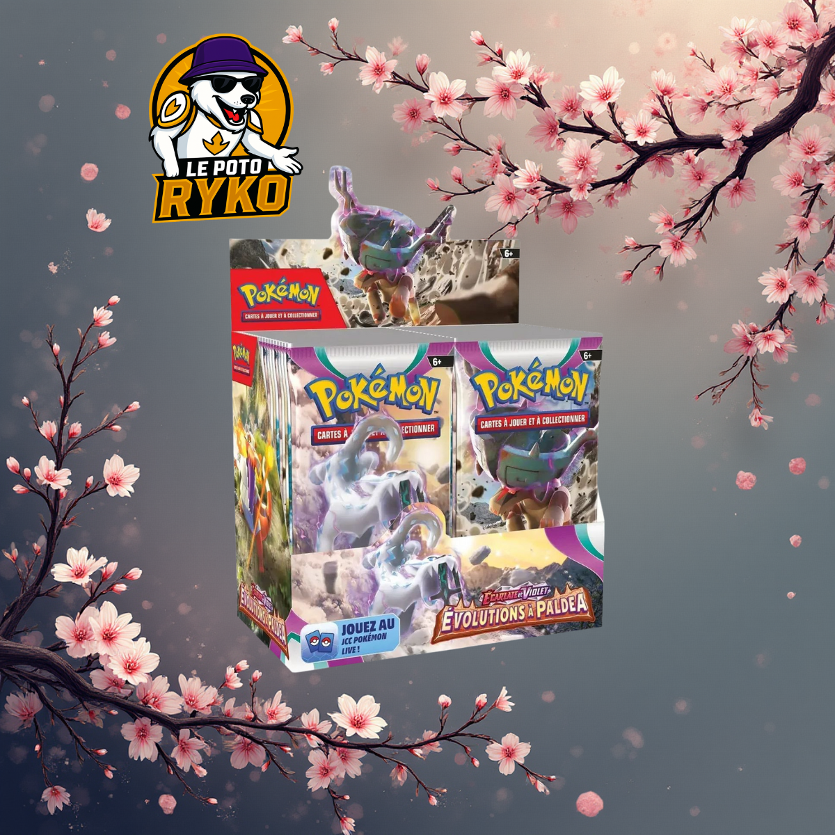 Pokemon - 36 Boosters - EV 08 - Écarlate et Violet - Evolution à Paldéa - FRANCAIS