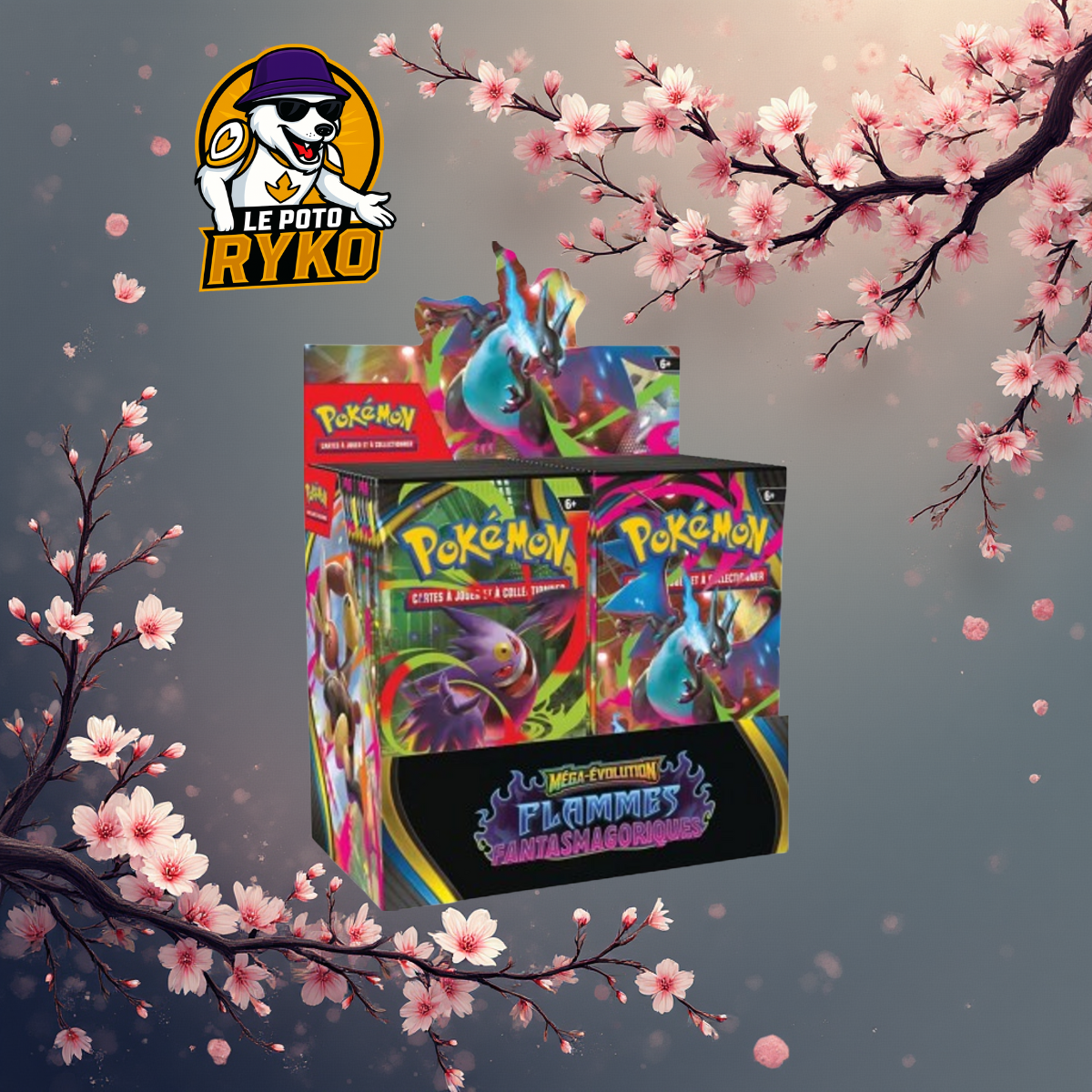 Pokemon - Boite de - 36 Boosters - ME02 - Flammes Fantasmagoriques