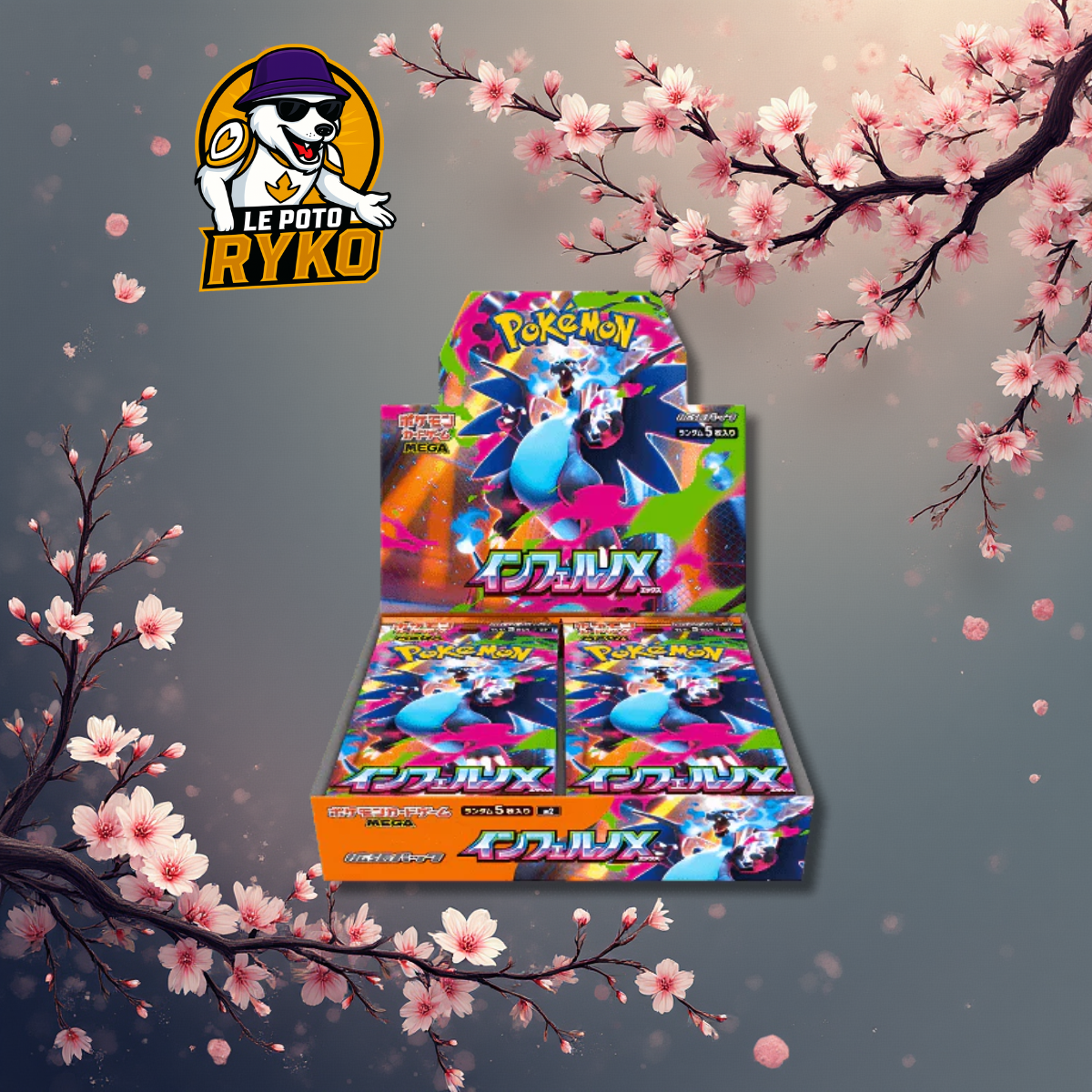 POKEMON - DISPLAY MEGA INFERNO X M2 - Japonais