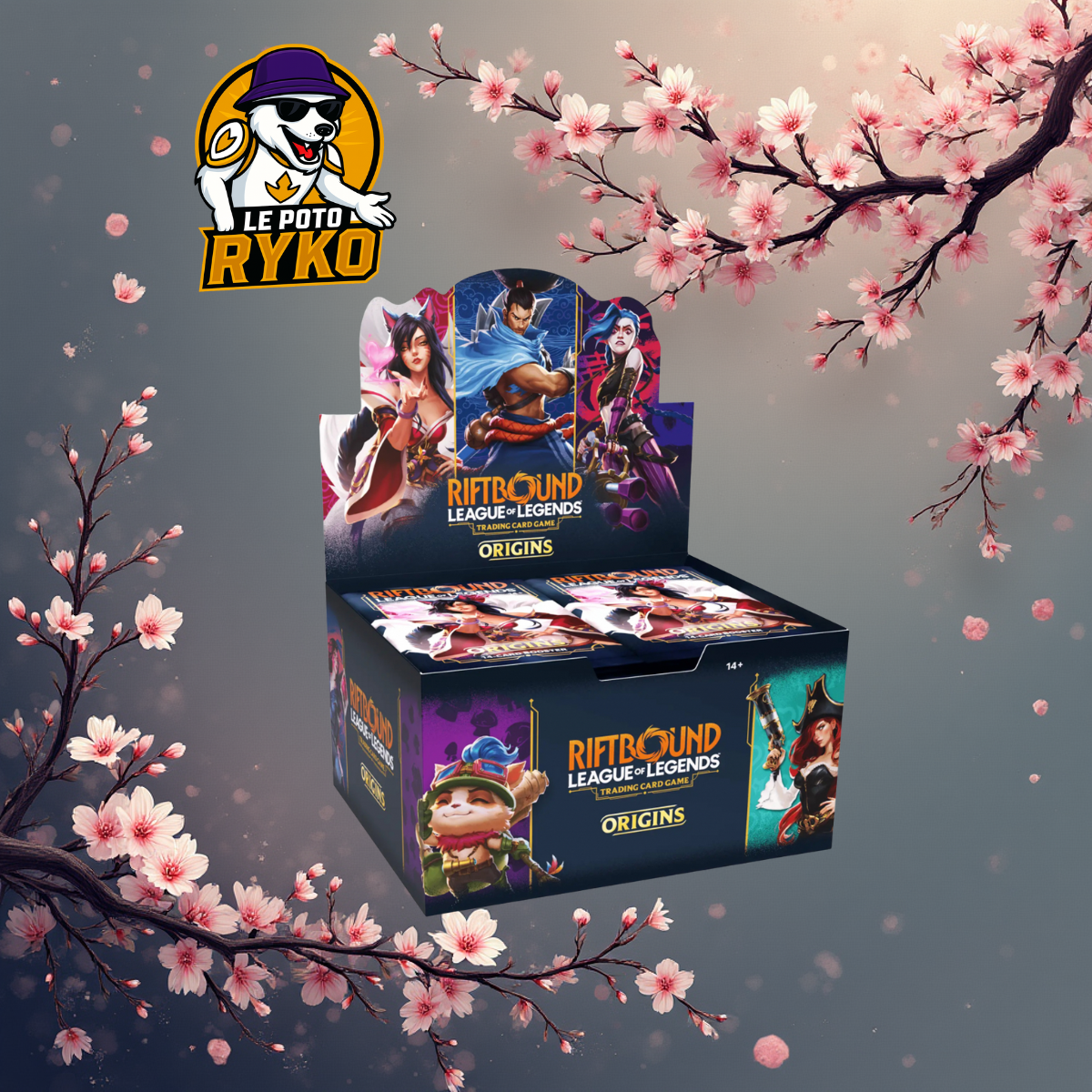 League of Legends - Riftbound - Boite de 24 Boosters - Origins Anglais