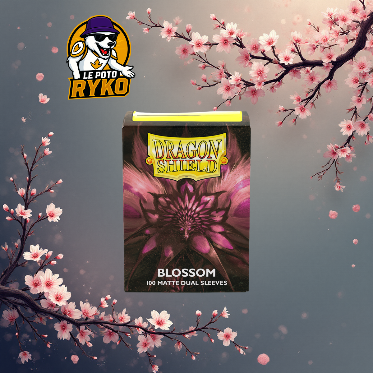 DS - Standard Dual Sleeves: Blossom [Matte] (100 Sleeves)