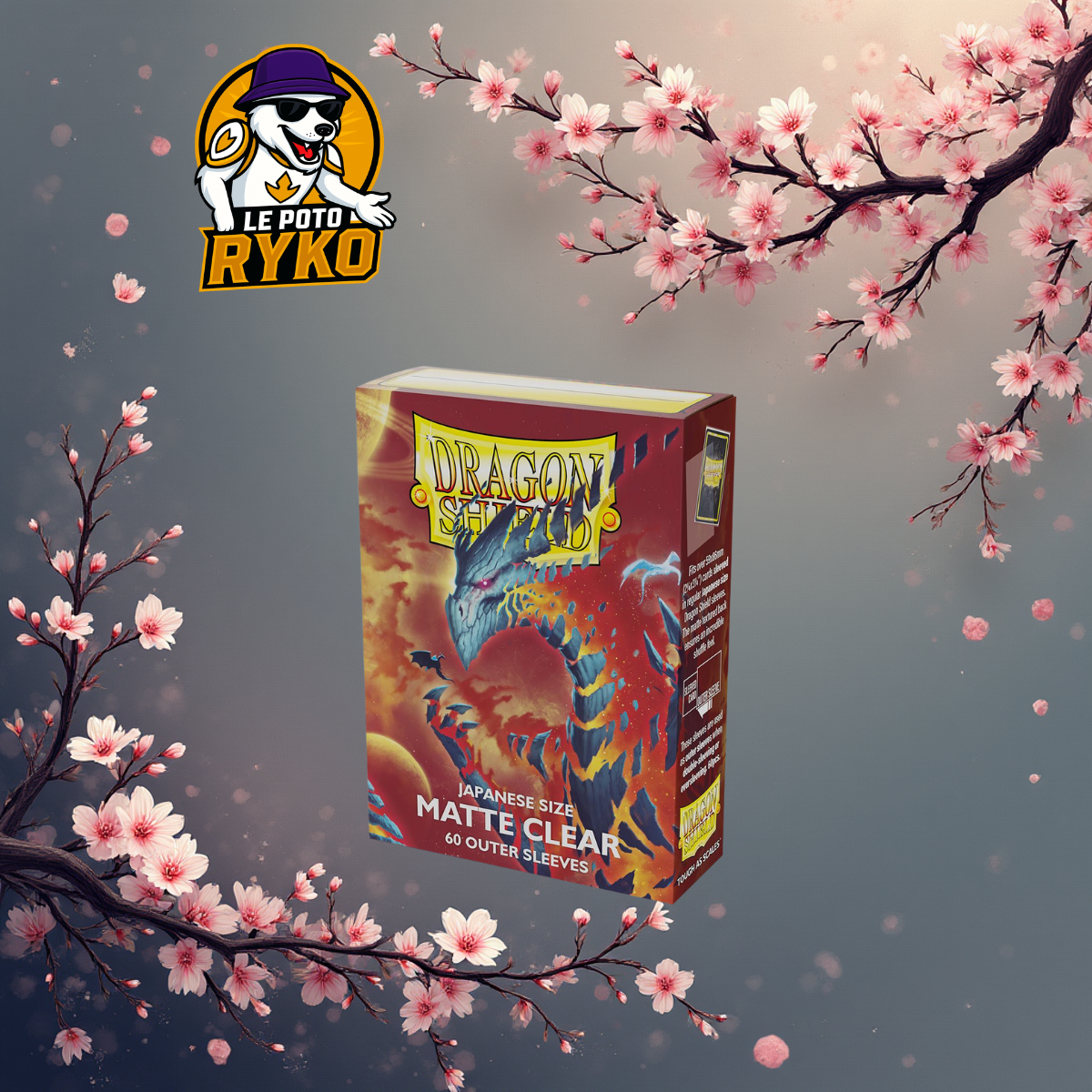 DS - Japanese Outer Sleeves: Clear (60 Sleeves)