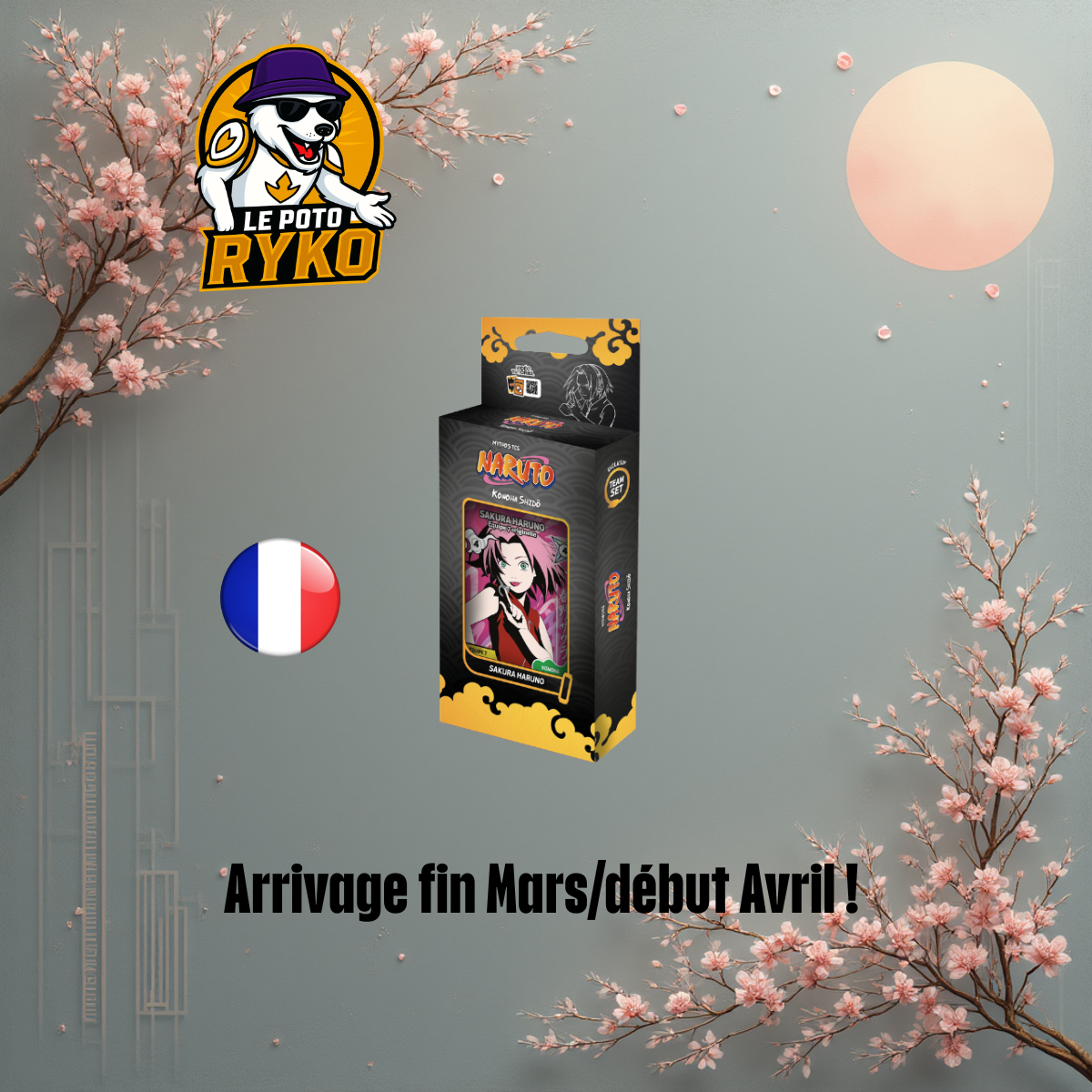 Tripack - Naruto TCG : Premier set - SAKURA - 3 Boosters - FRANCAIS