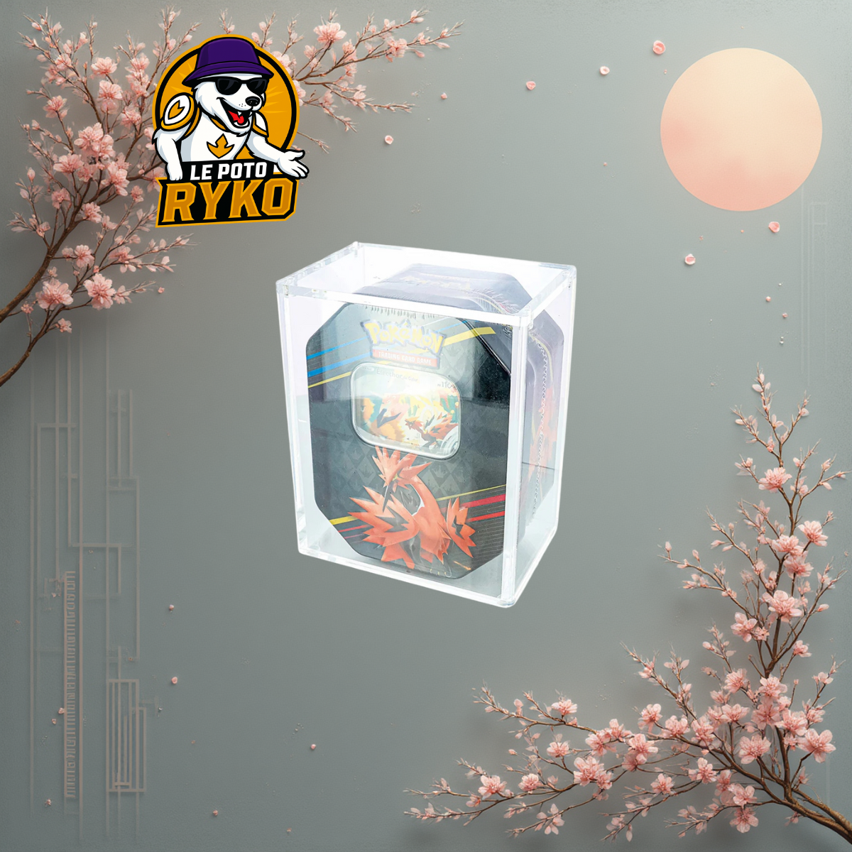 PHOENIX SHIELD - Protection Acrylique - pour Pokebox - Pokemon