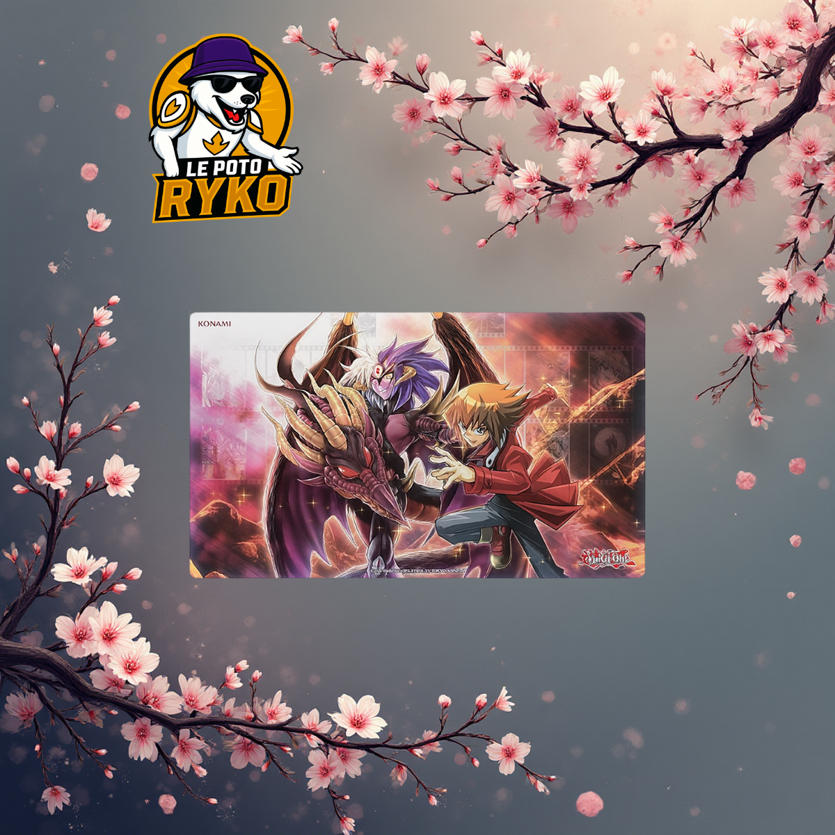 "Jaden and Yubel" - Playmat