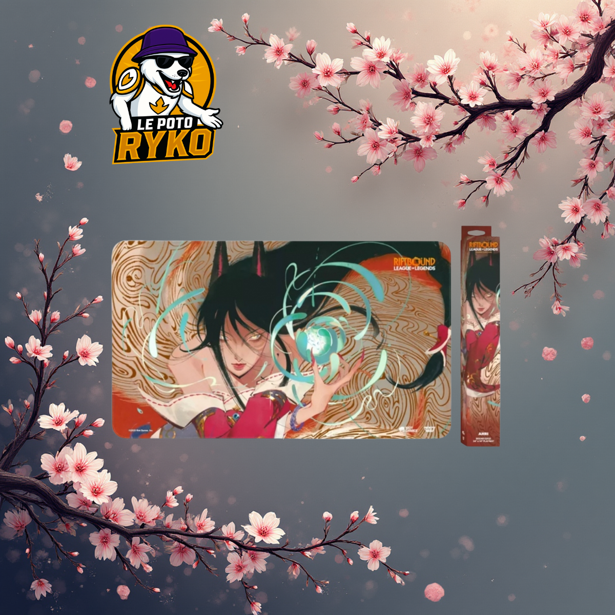 League of Legends - Ultra Pro - Tapis de Jeu illustré - Riftbound : Origins - AHRI