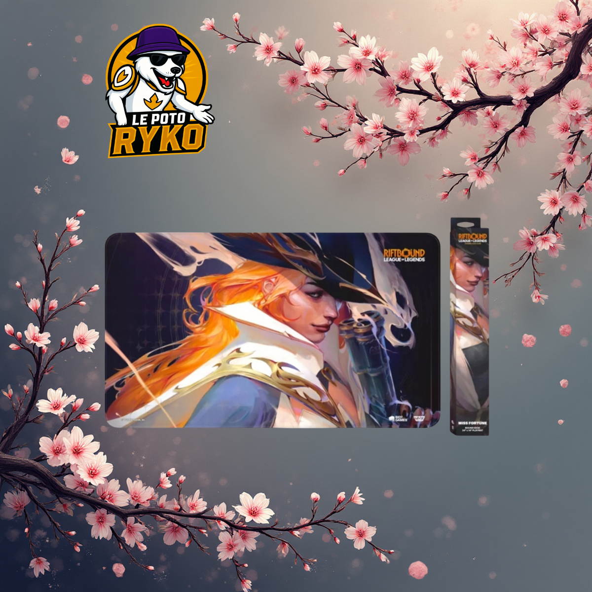 League of Legends - Ultra Pro - Tapis de Jeu illustré - Riftbound : Origins - Miss Fortune