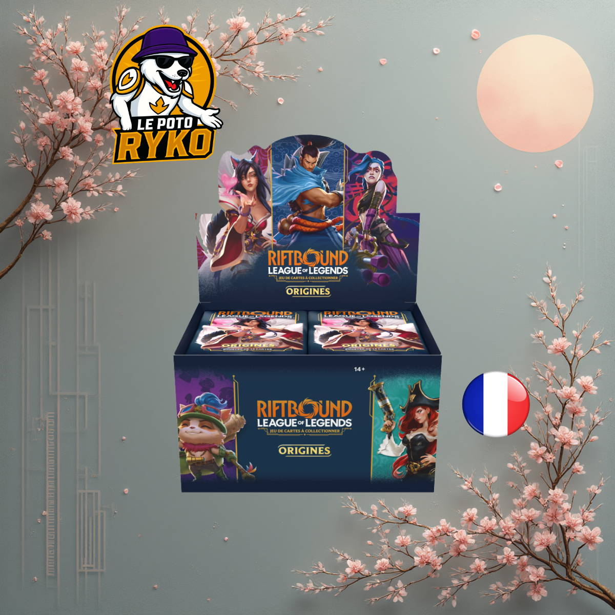 League of Legends - Riftbound - Boite de 24 Boosters - Origins - FRANCAIS