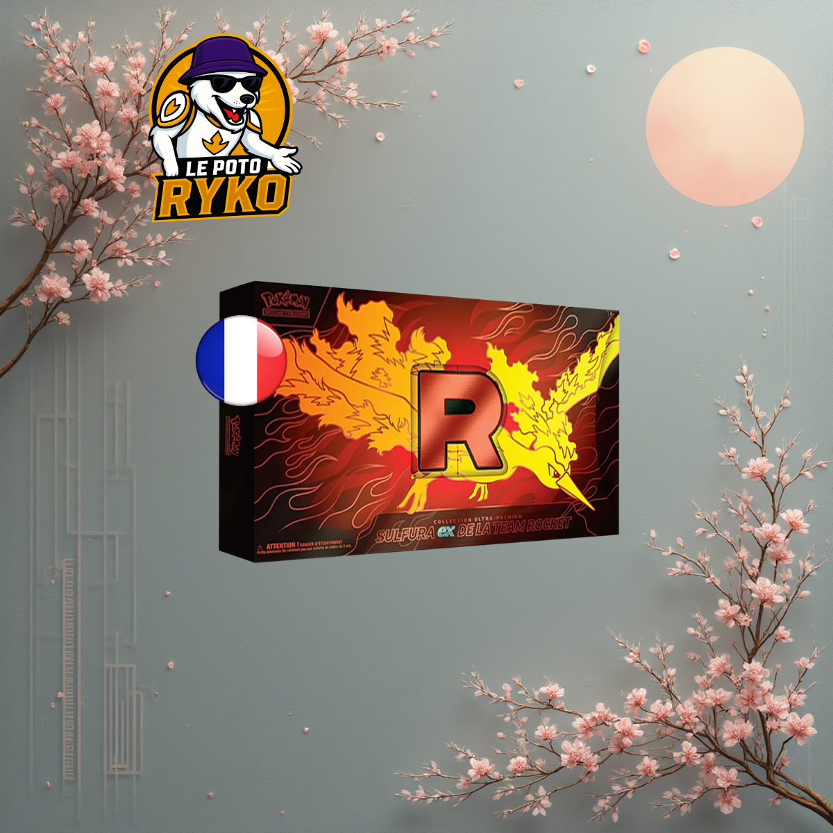 Pokemon - Coffret - 18 boosters - Collection Ultra-Premium - UPC - SULFURA DE LA TEAM ROCKET
