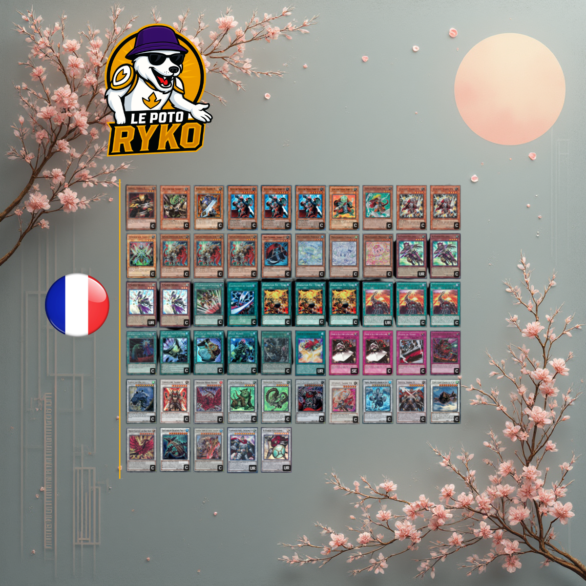YGO - Deck moderne légendaire 2026 - Sabre X - FR