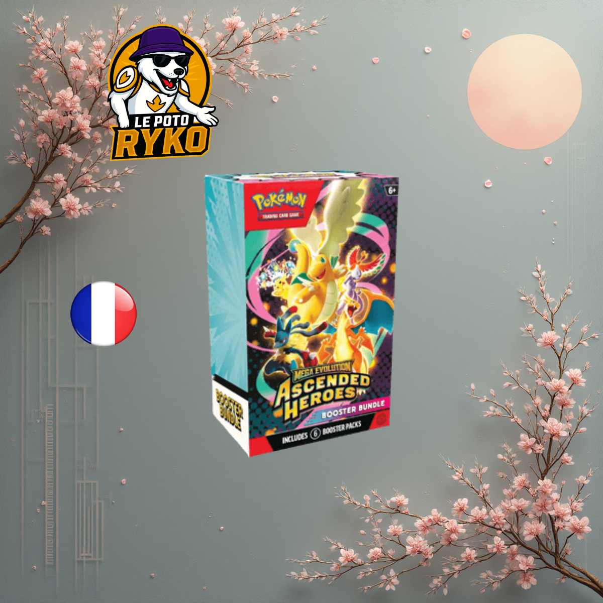 Pokemon - Bundle - 6 boosters - Héros Transcendants - ME2.5 - FRANCAIS