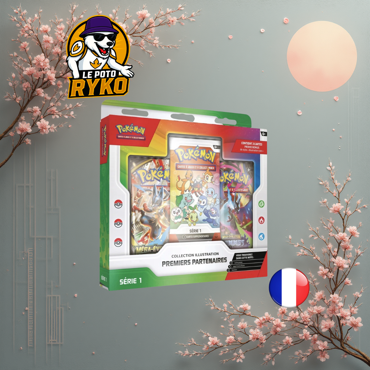 Pokemon - DuoPack - 2 boosters - 1st Partner - FRANCAIS